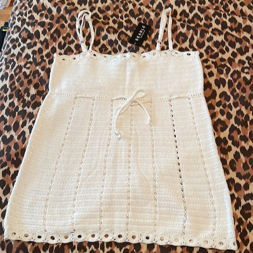 Gorgeous crochet spaghetti strap top